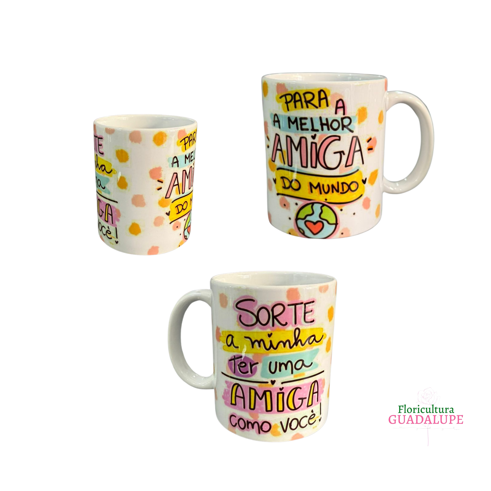 Caneca Amiga - Para a Melhor Amiga do Mundo