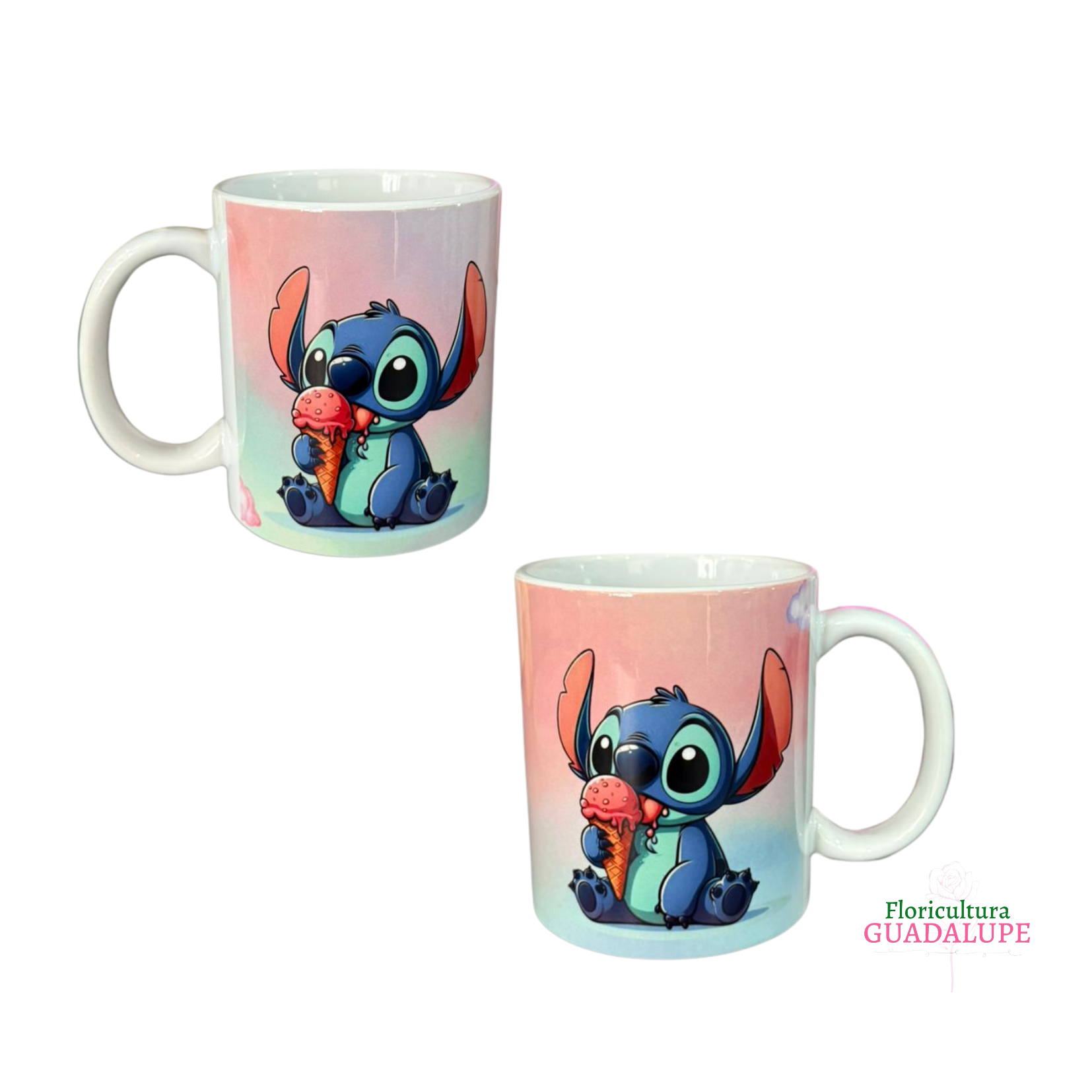Caneca Stitch - Tomando Sorvete