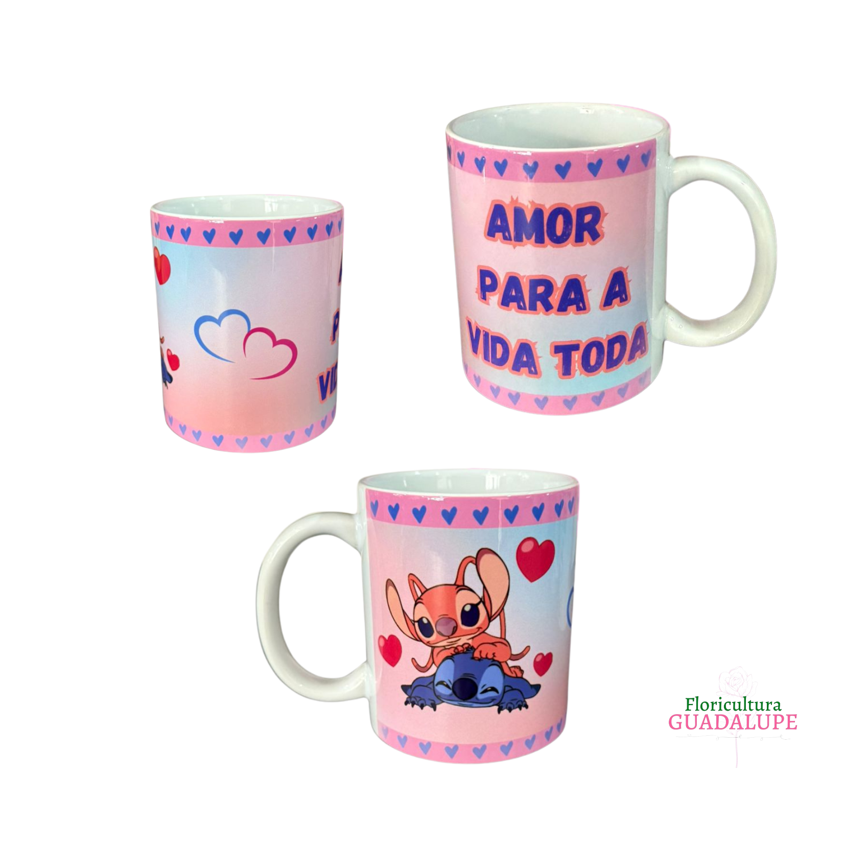 Caneca Stitch - Amor Para Vida Toda
