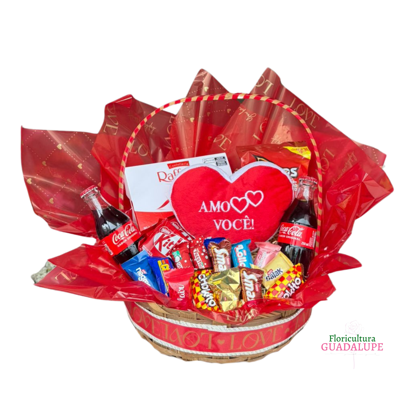 Cesta de Chocolates G - Amo Voc�