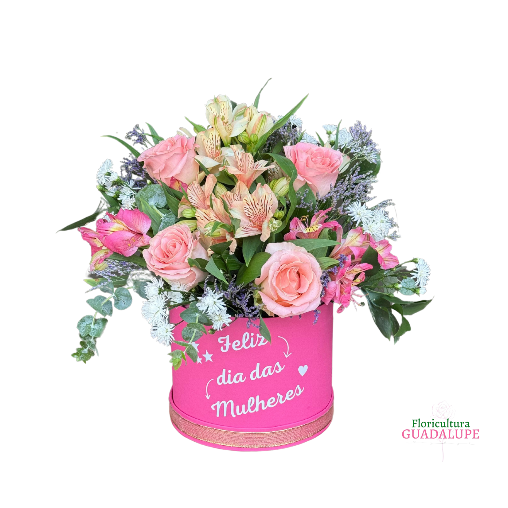 Box Flower - Pink Woman