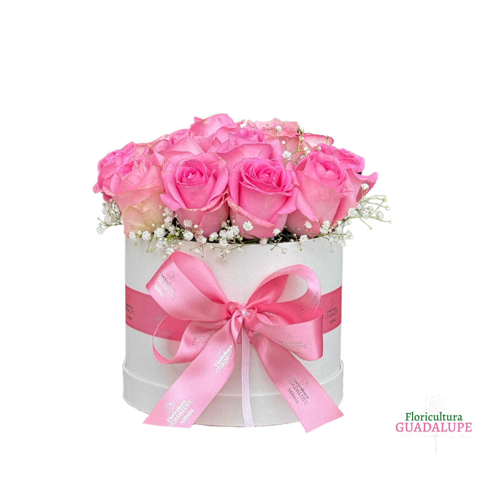 Box Flower Rosas - 13 Amores Pink