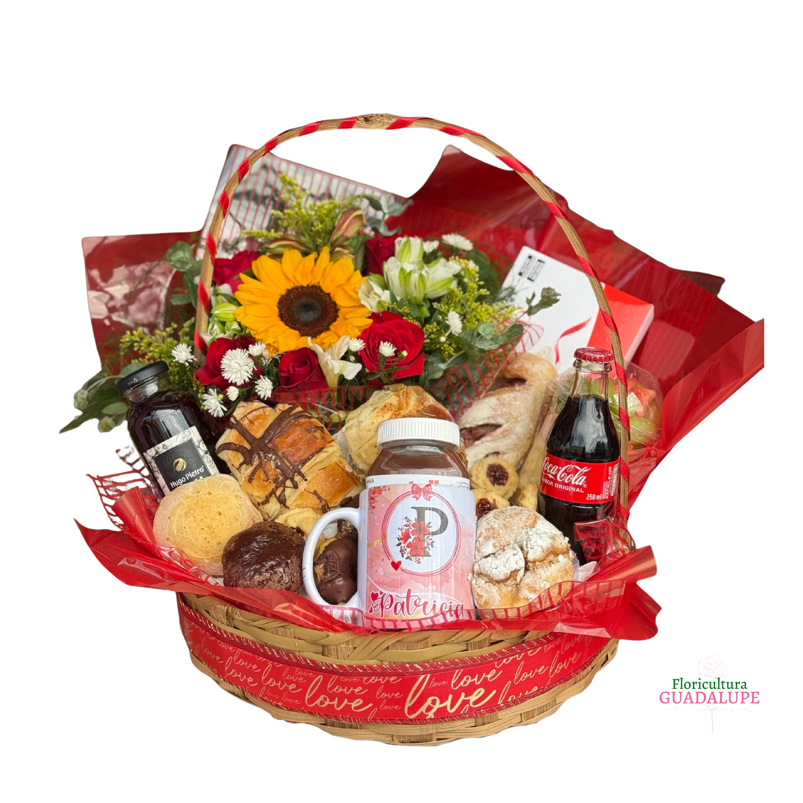 Cesta de Caf� da Manh� Premium - Love Edition