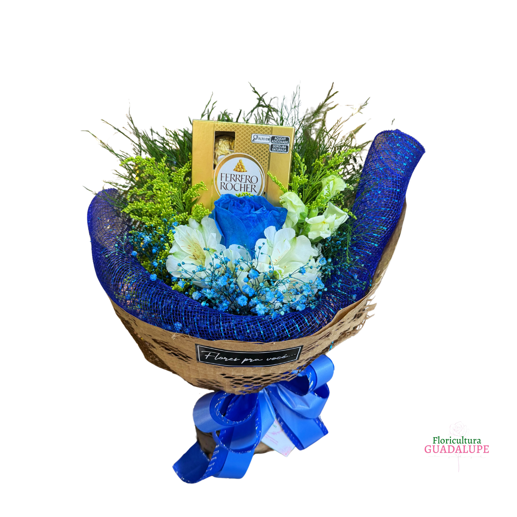 Rosa Unit�ria com Ferrero - Blue Edition