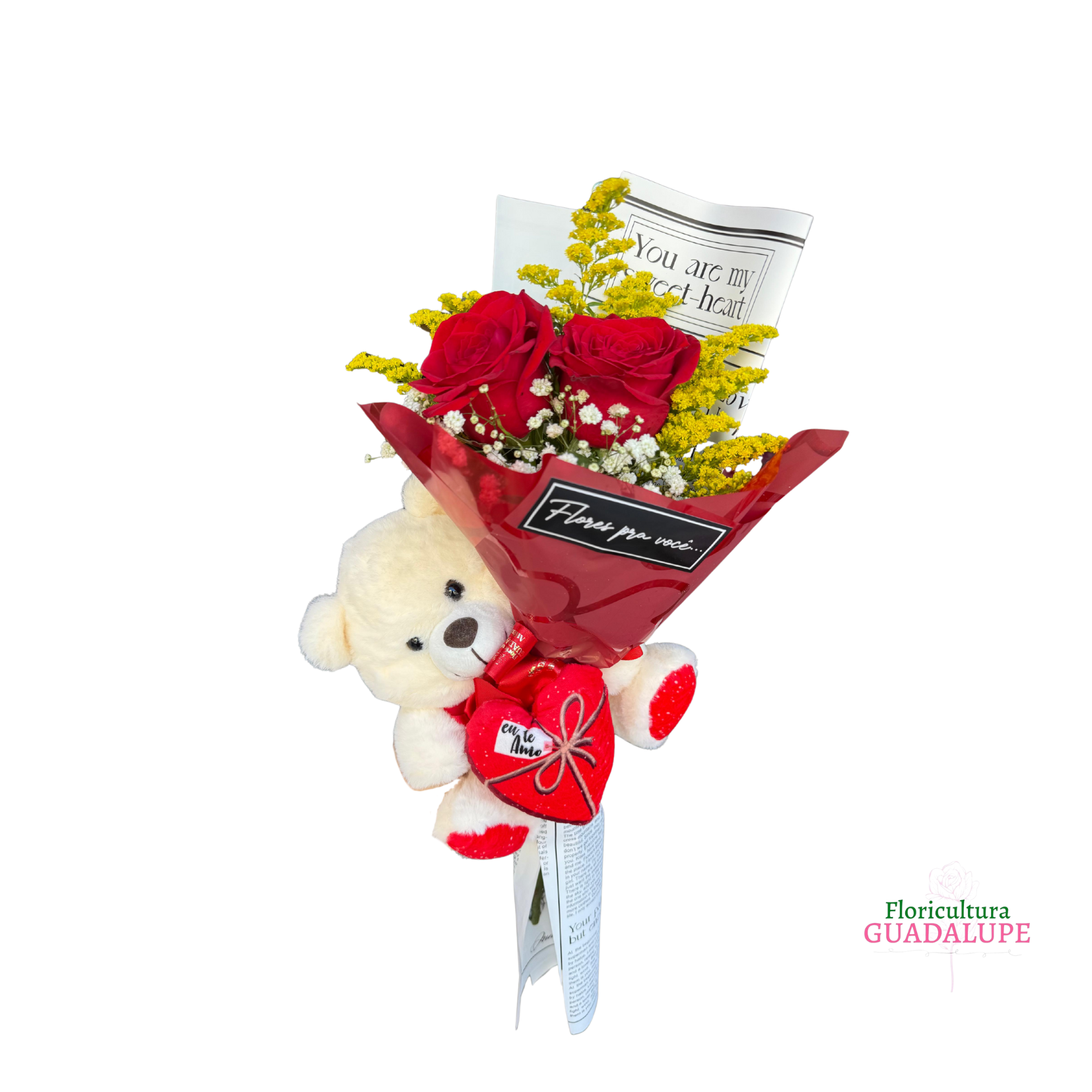 Arranjo de Rosas - Sweet Heart