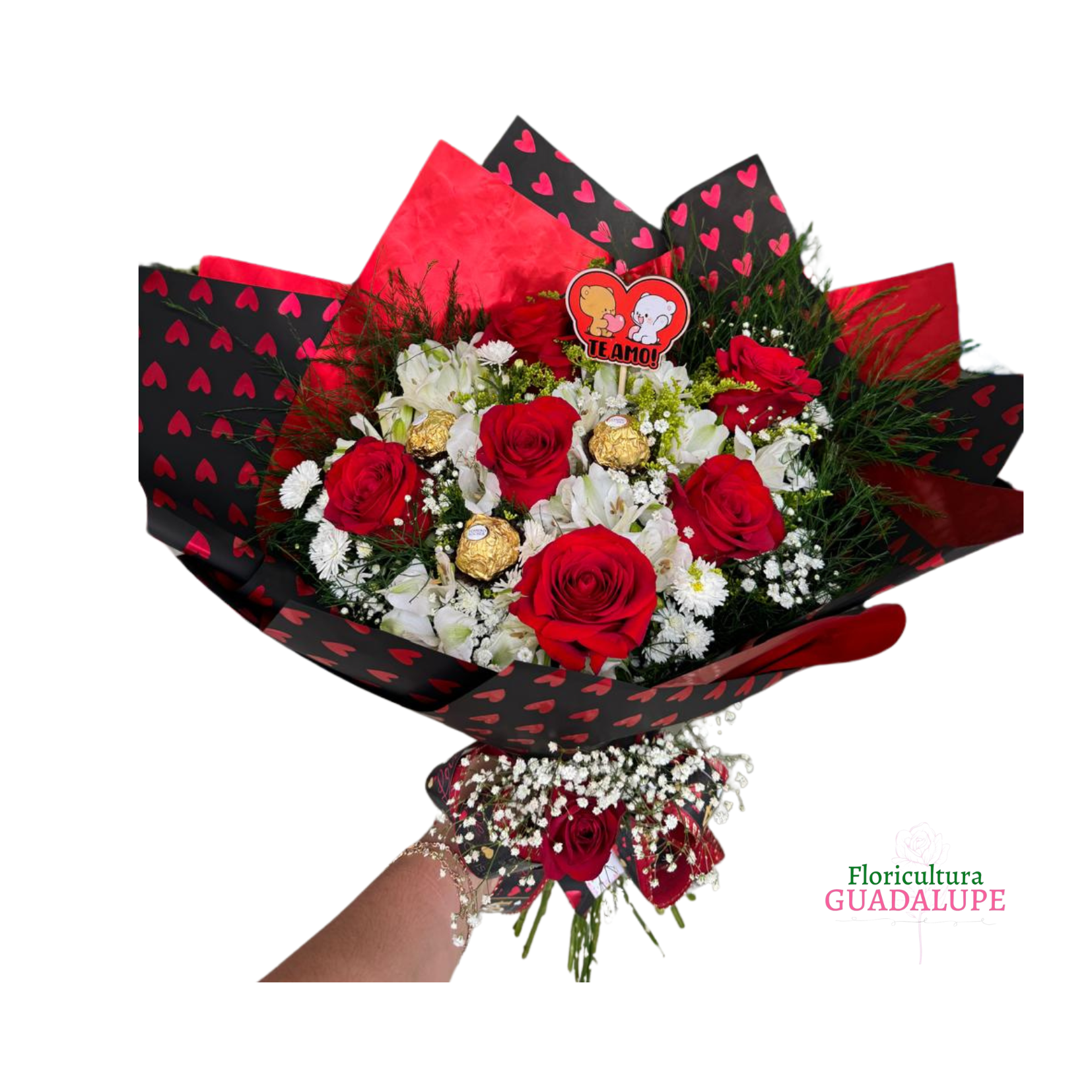 Buqu� de 6 Rosas - Sweet Edition