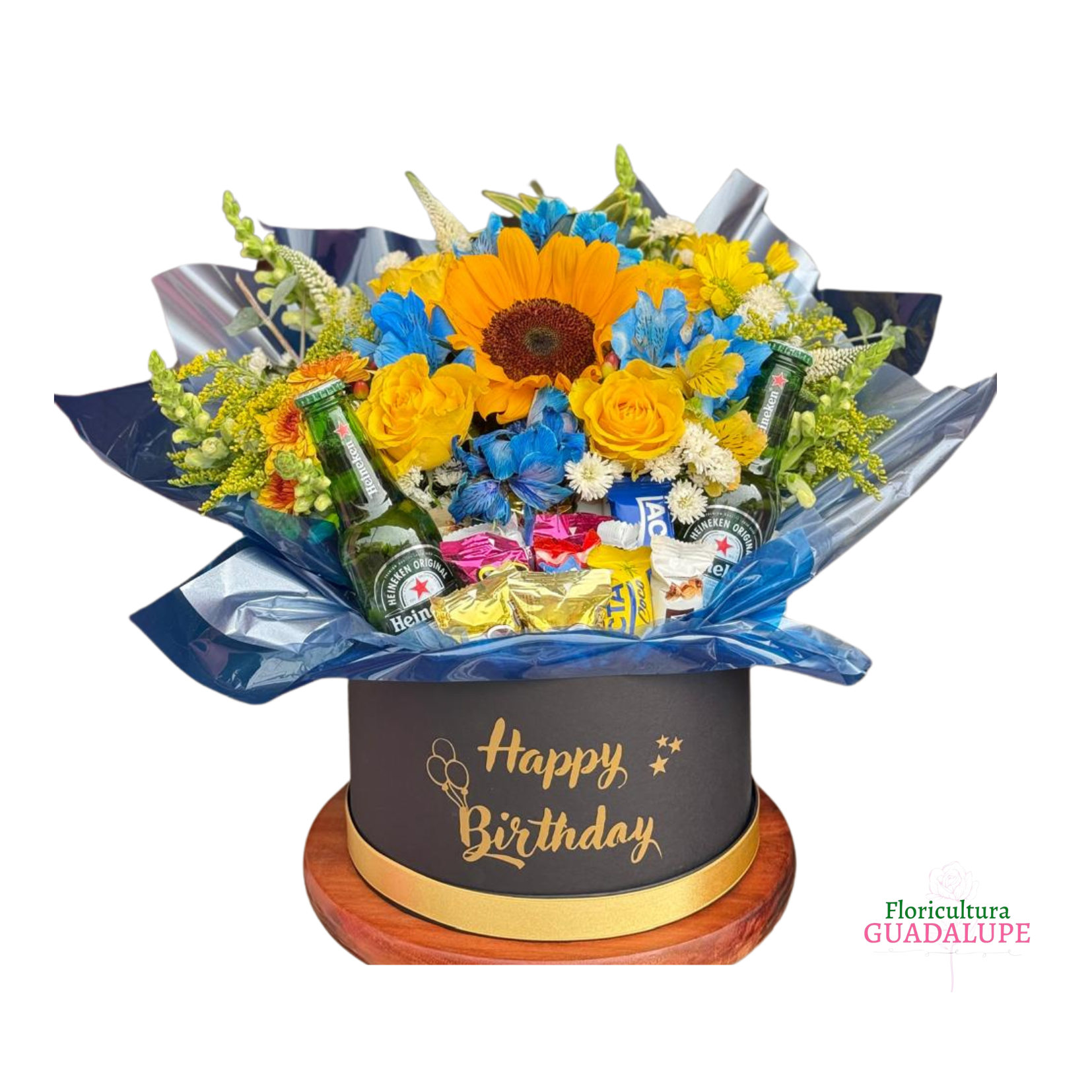 Box Dulce Flower - Blue Love