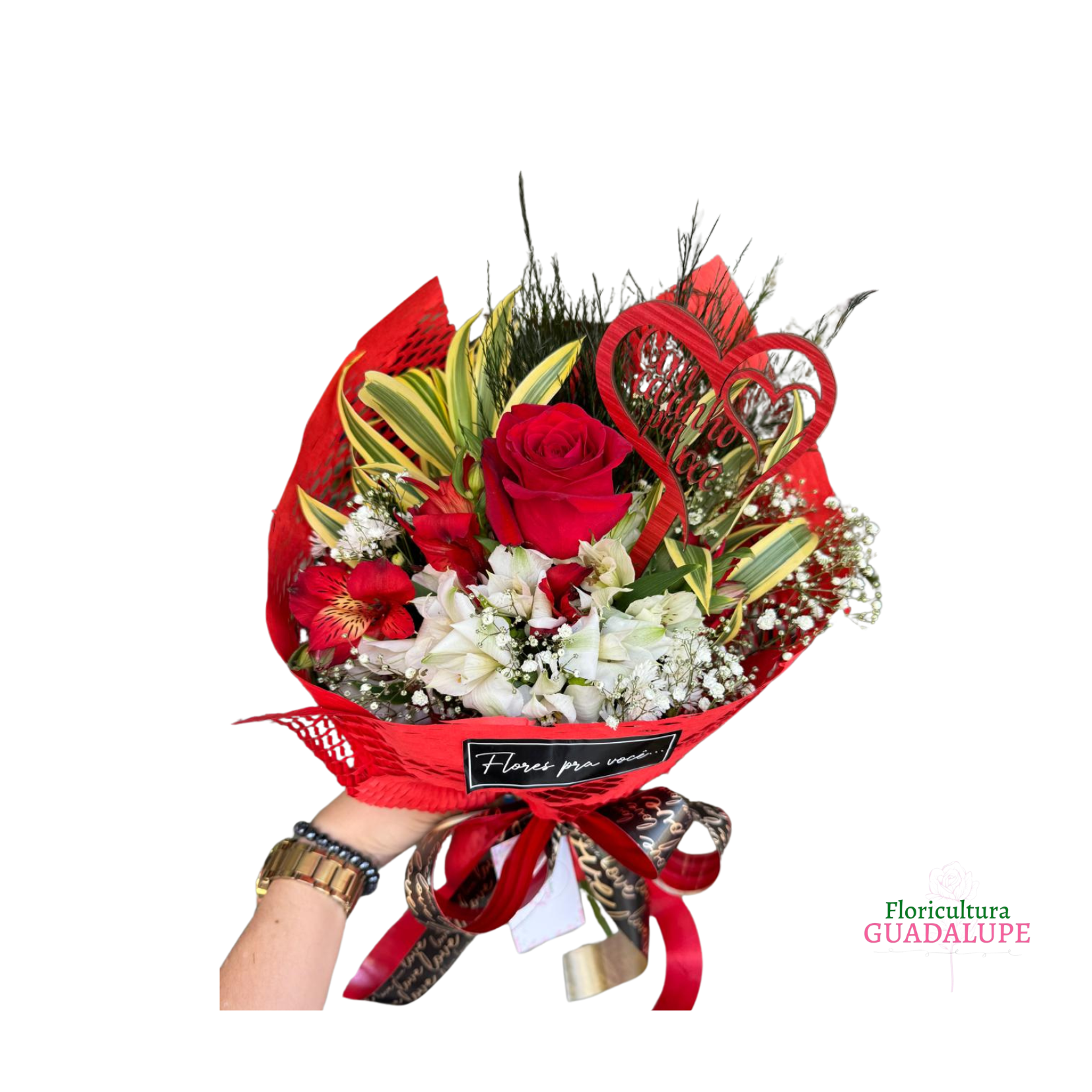 Mini Buqu� - Rosa Unit�ria